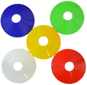 Vcm-p2s50pb kunststof platte kegels (set van 50) Veelkleurig - One size
