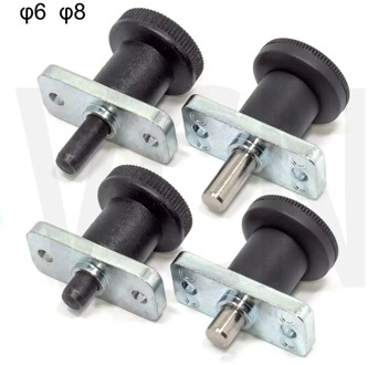 VCN232 608 608.6 Indexing plungers ,flange mount type, INDEX PLUNGER spring pin , plastic knob,6-6 6-14 8-8 8-18