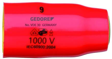 VDE 30 15 2946467 VDE-dopsleutelinzet 15 mm 3/8 (10 mm)