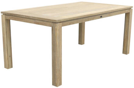 VDG Rome teak tuintafel 170 x 100 cm. - Grey Grijs