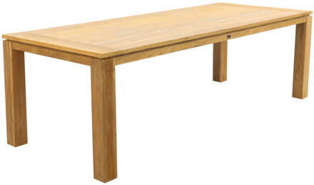 VDG Rome teak tuintafel 240 x 100 cm. - Natural brown Bruin