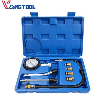 Vdiagtool Rapid Manometer Tester Kit Motor Auto Benzine Gas Motor Cilinder Compressie Gauge Tester Auto Diagnostic Tool