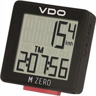 VDO fietscomputer M Zero WR807 zwart/rood -u