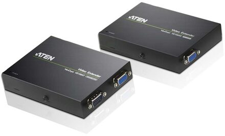 VE150A audio/video extender AV transmitter & receiver Zwart