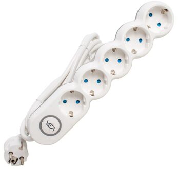 Vea VE-2S5S 5Lİ Bedrade Schakelaar Van 2 Meter Groep Prİz