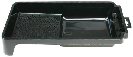 VEBA Verfbak voor verfrollers/lakrollers zwart tot 10 cm