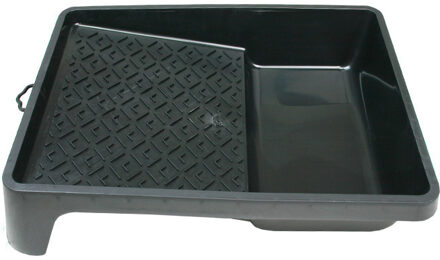 VEBA Verfbak - zwart - kunststof - 24 x 32 cm - voor verfrollers tot 18 cm
