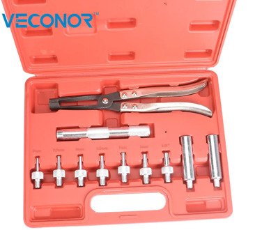 VECONOR 11pcs Auto Valve Stem Seal Plier Seating Pliers Remover Installer Tool Kit Set