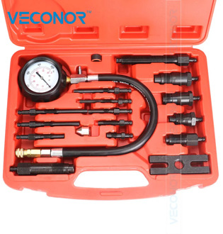 VECONOR Professional Diesel Engine Compression Tester Tool Kit Set Cylinder Pressure Meter For Diesel Truck