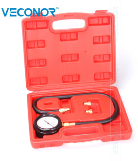 VECONOR TU-12 Engine Oil Pressure Tester Pressure Gauge Test Tool Kit Auto Car Pressure Tester Automotive Diagnostic Tool