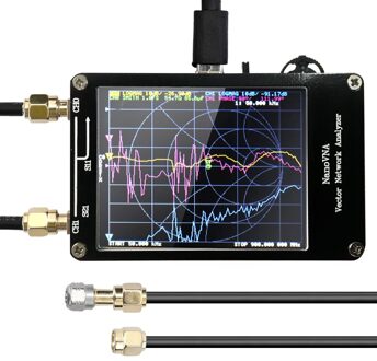 Vector Netwerk Analyzer 50Khz-900Mhz Digitale Display Aanraken Screen Kortegolf Mf Hf Vhf Uhf Antenne Analyzer Staande golven