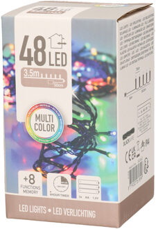 Veelkleurige Kerstlampjes (48 Leds) Multikleur