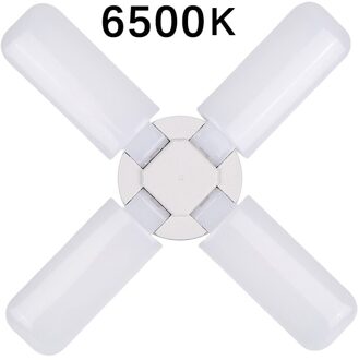 Veelzijdige E26 Eenvoudig Te Installeren Lichten 30W/40W Geleid Garage Verlichting 3000LM/4000LM Vervormbare Plafondlamp super Heldere Workshop Lampen Four Leaf cold