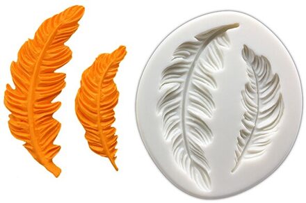 Veer Silicone Sugarcraft Cupcake Bakvorm Fondant Cake Decorating Gereedschap leger groen