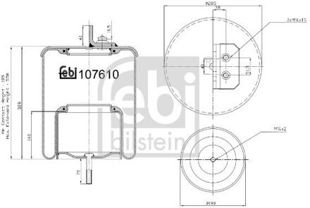 Veerbalg, luchtvering 107610