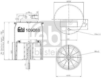 Veerbalg, luchtvering 109088