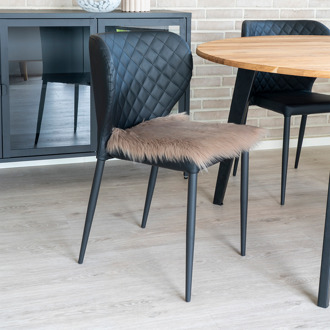 Veerle kleedje - L 40 x B 40 cm - Bruin