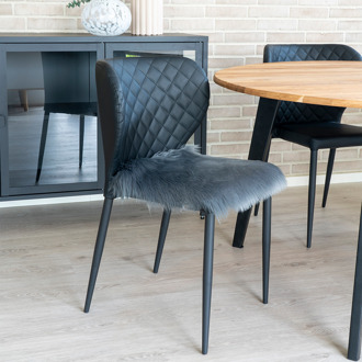 Veerle kleedje - L40 x B40 cm - Grijs