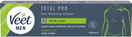 Veet Haarverwijderaar Veet Men Hair Removal Cream Normal Skin 200 ml