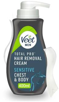 Veet Haarverwijderaar Veet Men Hair Removal Cream Sensitive 400 ml