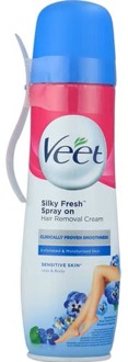Veet Haarverwijderaar Veet Spray-On Haarverwijderingscreme 150 ml