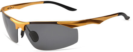 Vega Eyewear Black Gepolariseerde Zonnebril Sport Driver Vissen Mannen Mannelijke Aluminium Zonnebril Mannen Gepolariseerde Zonnebril Sport 003 V2
