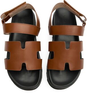 Vegan Brazilië Enkelband Sandalen Bruin - EU 39/ UK 6