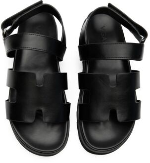 Vegan Brazilië Enkelband Sandalen Zwart