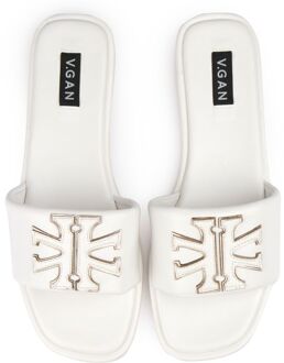 Vegan Choy Logo Slide Sandalen - maat Wit