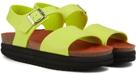 Vegan Clove Footbed Sandalen - maat Groen