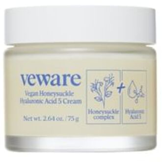 Vegan Honeysuckle Hyaluronic Acid 5 Cream - Gezichtscrème