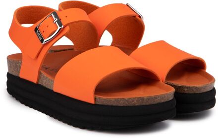 Vegan Kruidnagel Voetenbed Sandalen Oranje - EU 37 / UK 4