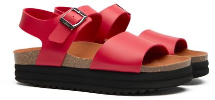 Vegan Kruidnagel Voetenbed Sandalen Rood - EU 37 / UK 4