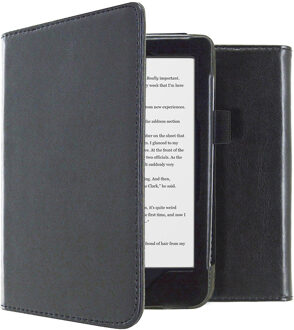 Vegan Leather Booktype Kobo Clara HD tablethoes - Zwart