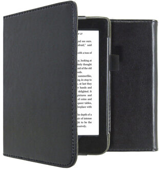 Vegan Leather Booktype Kobo Nia tablethoes - Zwart