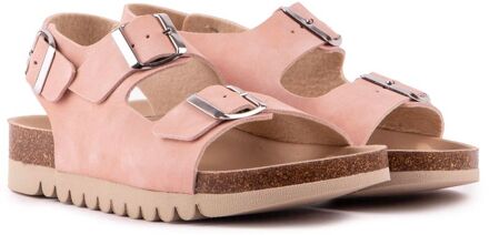 Vegan Lima Footbed Sandalen - maat Roze