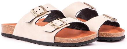 Vegan Mango Footbed Sandalen Naturel