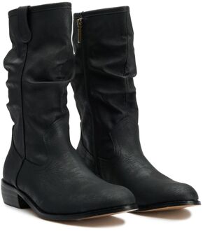Vegan Pruimen Westernlaarzen Zwart - EU 40.5 / UK 7