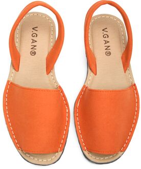Vegan Rambu Menorcaanse Sandalen Oranje - EU 39/ UK 6