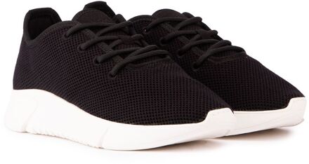 Vegan Rumex Runner Sneakers - maat EU 36 / UK 3 Zwart