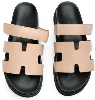 Vegan Shea Slide Sandalen Naturel