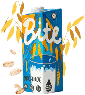 Vegetable drink bite "oatmeal" 6 pcs/1L bytes