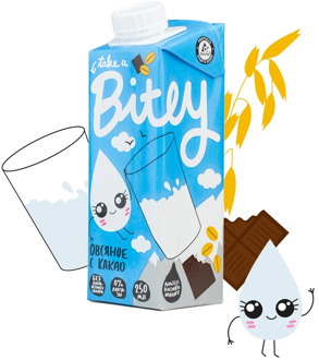 Vegetable drink bitey "oatmeal with cocoa" 24 PCs/250 ml
