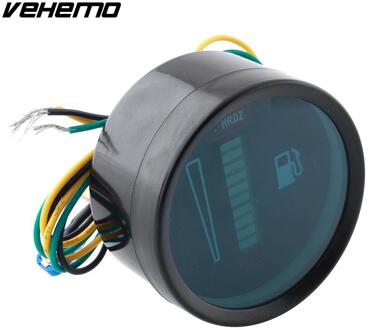 Vehemo Universele Auto Motor 2 "52mm Fuel Meter LED Digitale Display 12 V Systeem Brandstofmeter