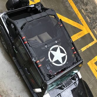 Vehemo Zonnedaken Top Cover Gordijn Zonnescherm Mesh Top Cover Dak Draagbare Auto-onderdelen Voertuig Doek Voorruit Outdoor