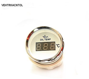 Vehtrkacntol 12V 24V Boot Auto Truck Olie Temperatuurmeter Meter Voor Diesel Benzinemotor
