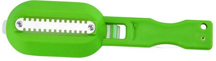 Veilig Duurzaam 1PC Vis Schaal Schraper Praktische Handige Tool Vis Schaal Remover Scaler Schraper Cleaner Keuken Tool Dunschiller groen