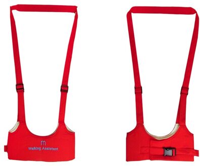 Veilig Keeper Baby Harnas Sling Jongen Leren Wandelen Harness Zorg Zuigeling Aid Lopen Assistent Riem Rood