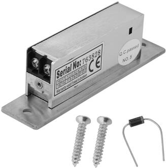 Veilige Elektrische Strike Deurslot Verstelbare Lock-Tong Deur Dubbele Unlock Modus Nc/Geen 12V Smalle- type Toegangscontrole Systeem