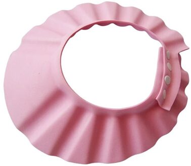 Veilige Shampoo Douche Baden Bad Protect Soft Cap Hoed Voor Baby Wash Hair Shield Bebes Kinderen Baden Douche Glb kids roze